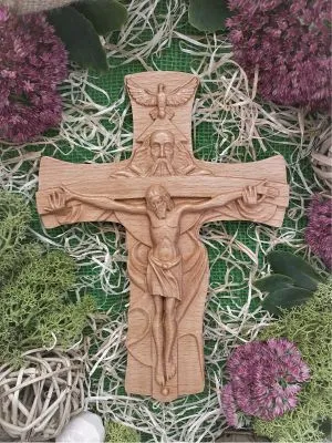 Drevený Kríž Najsvätejšia trojica