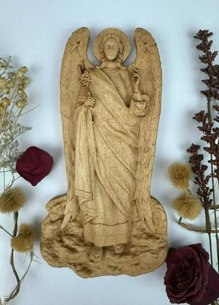 Drevený obraz Archanjel Gabriel