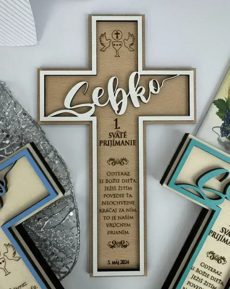 1. sväté prijímanie - Drevený kríž 1