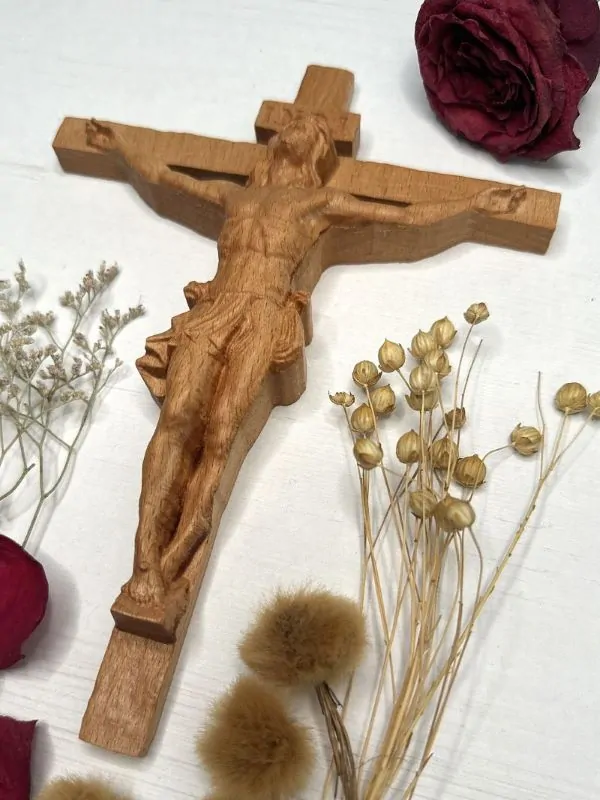Drevený kríž Umučenie XII.