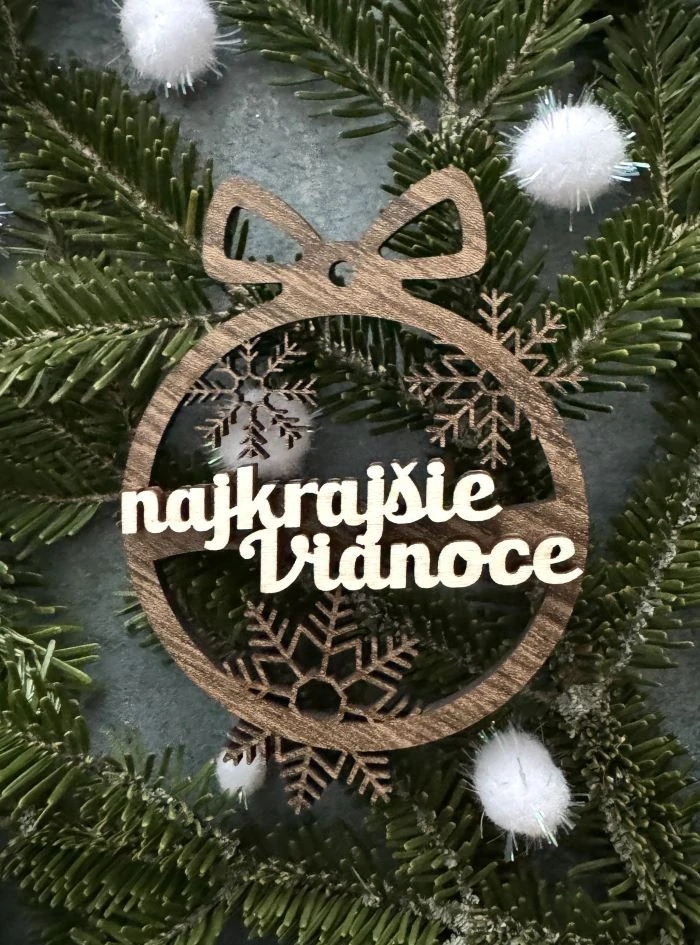 Vianočné ozdoby na stromček - s menom 5