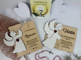 1. sväté prijímanie - Drevená tabuľka 6